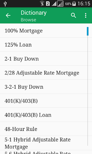Real Estate Dictionary Offline Screenshot 0