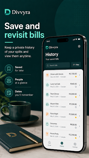 Divvyra: Tip Calculator Screenshot 1