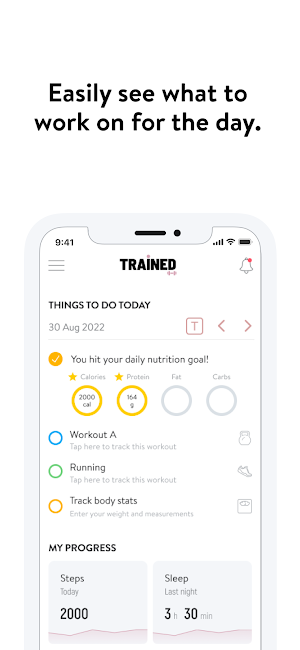 TRAINED coaching Screenshot 1