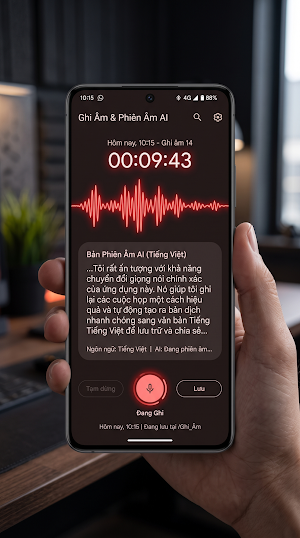 Ghi âm chuyển chữ Screenshot 0