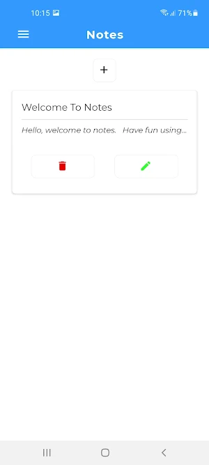 Notes Screenshot 1