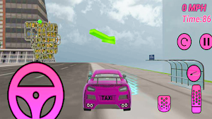 Passengers City Taxi Driver 3D Screenshot 2