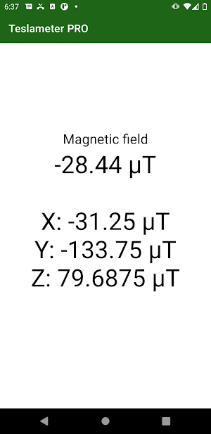 Magnetometer Screenshot 2