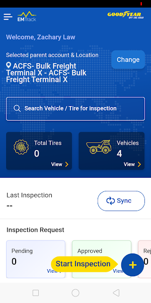 Goodyear EMTrack Screenshot 0