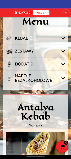 Antalya Kebab Warszawa Screenshot 0
