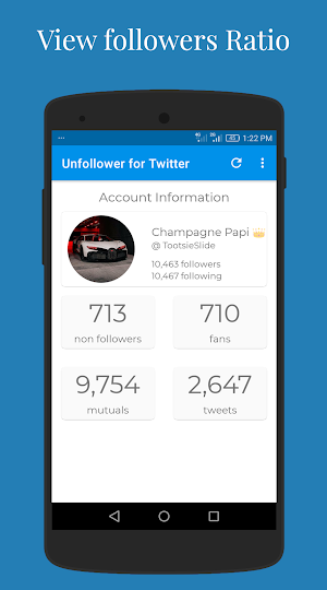 Unfollower for Twitter Screenshot 1