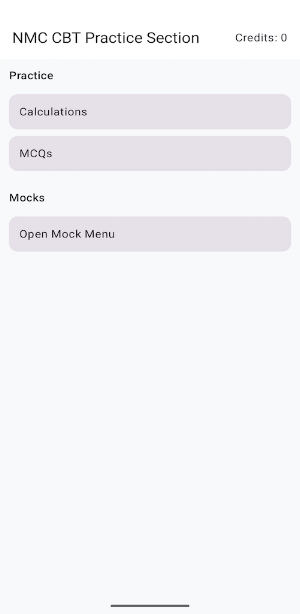 NMC-CBT Screenshot 1