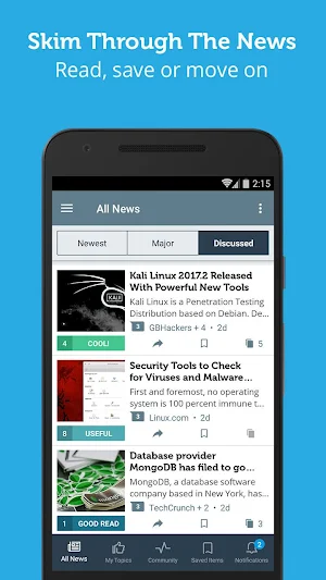 Open Source News - Newsfusion Screenshot 2