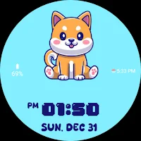 Shiba Inu Watch Face