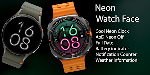 Neon Watch Face Screenshot 0