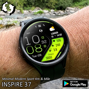 Minimal Modern Sport Km & Mile Screenshot 1