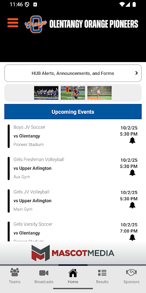 Olentangy Pioneers Athletics Screenshot 1