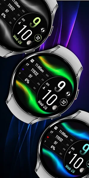 Minimal Black Digital Aurora Screenshot 0