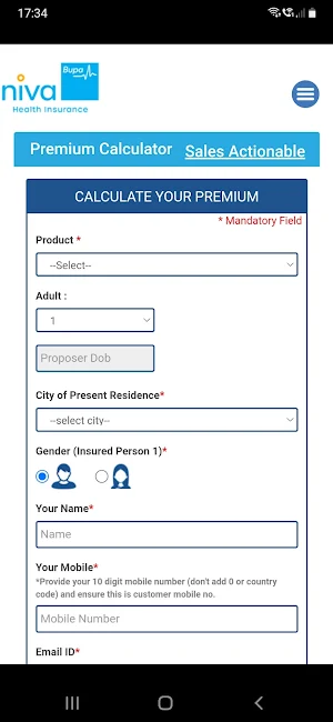 NBHI Banca - InstaInsure Screenshot 1
