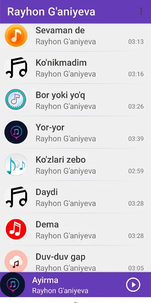 Rayhon G'aniyeva Screenshot 3