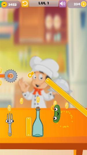 Catch a Sausage Physic puzzle Screenshot 3