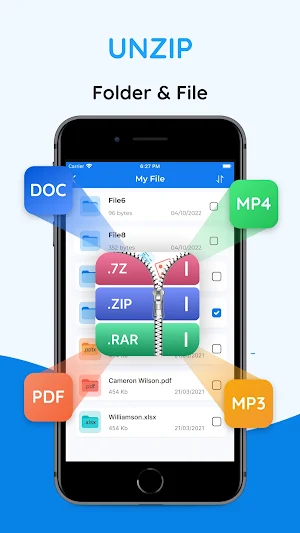 Zip File Extractor: Rar, Unzip Screenshot 1