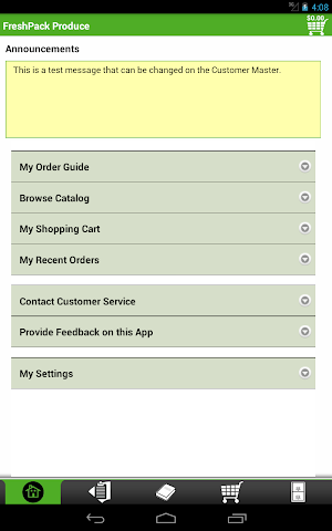 FreshPack Produce Checkout Screenshot 0