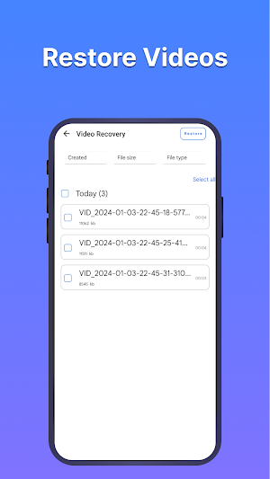 File Recovery - Photo Recovery Screenshot 2