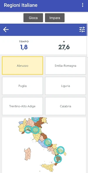 Regioni d'Italia Screenshot 2