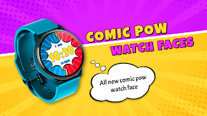Comic Pow WatchFace: Wear OS Screenshot 3