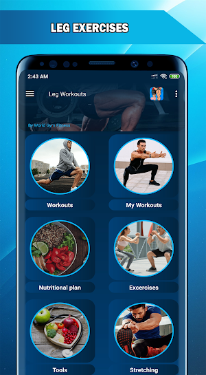 Leg Workouts - Strong and toned legs at home PRO Screenshot 0
