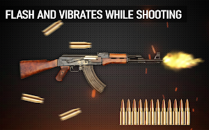 Gun Sound App with Flashlight Screenshot 2