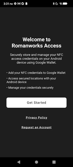 Romanworks Access Screenshot 0