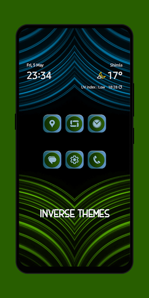 Green Teal Bubblegummers Icons Screenshot 0
