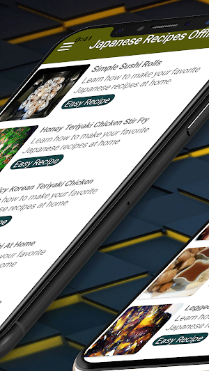 Japanese Recipes Offline Screenshot 1