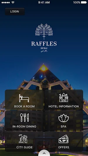 Raffles Dubai Screenshot 0