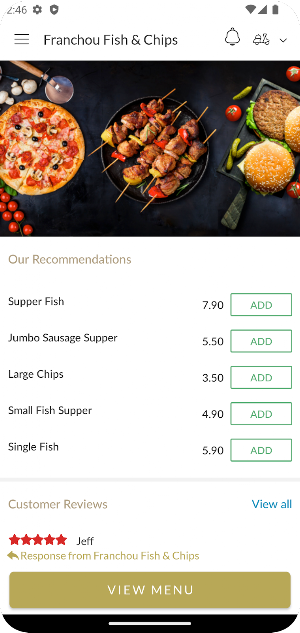 Franchou Fish and Chips Screenshot 1