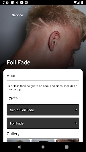 Avenue Barbering Screenshot 2
