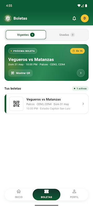 Vegueros Tickets Screenshot 3