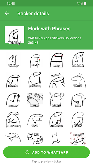 Flork Stickers WAStickerApps Screenshot 3