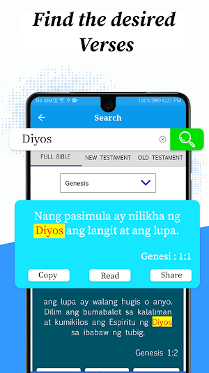 Magandang Balita Biblia - Filipino Bible Free Screenshot 1