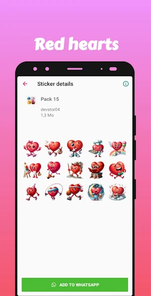 Emoji 3D color sticker Screenshot 3