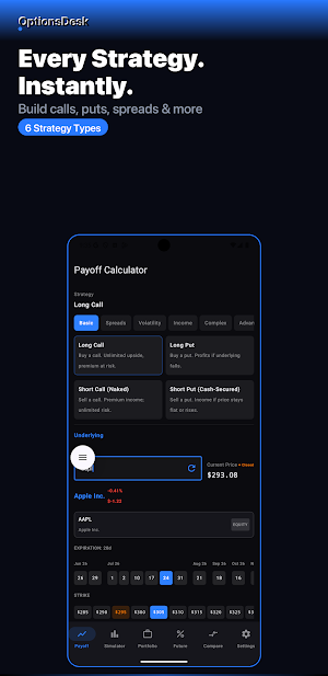 OptionsDesk Pro Screenshot 0