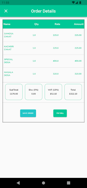 Pos Order Restro Screenshot 3