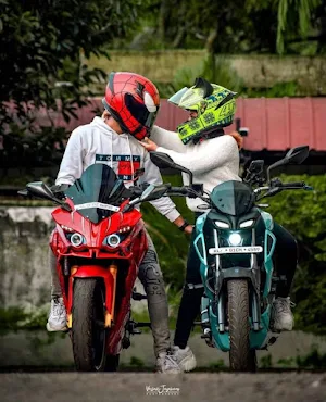 Bike couples Wallpapers Screenshot 1