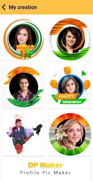 India Flag DP Maker ProfilePic Screenshot 2