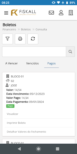 Fiskall Condomínios Screenshot 3