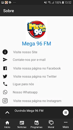 Mega 96 FM Screenshot 3