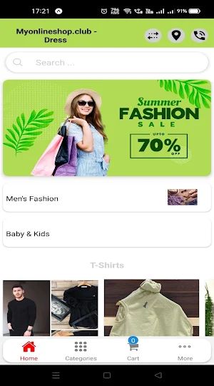 Myonlineshop Screenshot 1