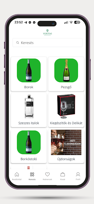 Borkereskedés Screenshot 2
