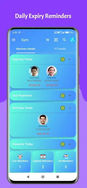 KSN Admin: Gym Management App Screenshot 1