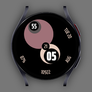Bubble_Z - Wear OS watchface Screenshot 2