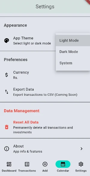 Expense Tracker Screenshot 3