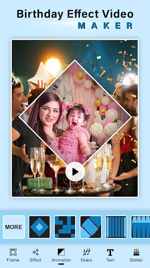 Birthday Photo Video Maker Screenshot 2
