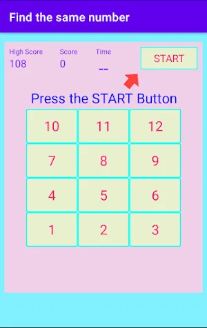 Find the same number Screenshot 0